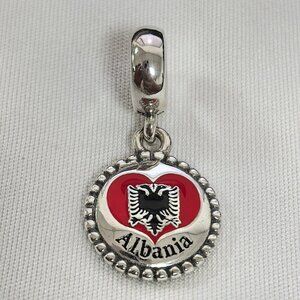 Pandora Albania Exclusive Charm Pendant, S925 Silver Jewelry